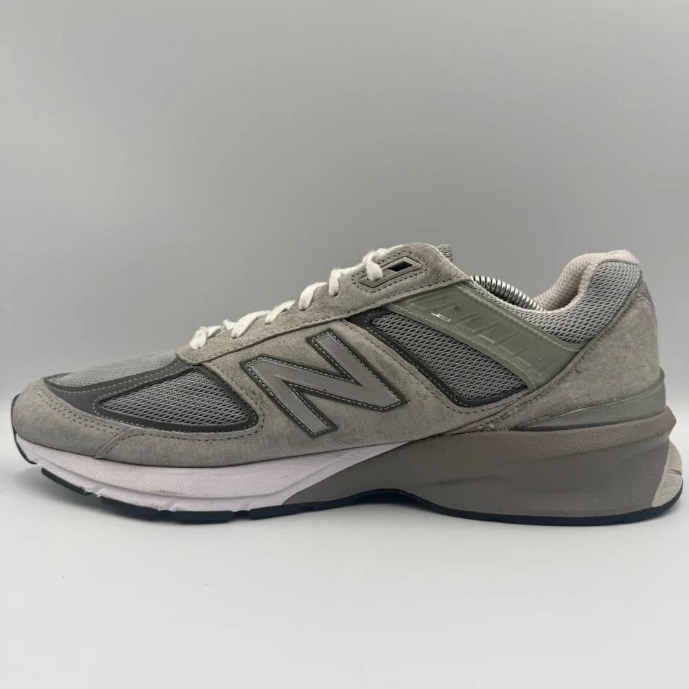 New Balance 990v5 Mens Size 123 Running Shoes Made in USA Grey M990GL5